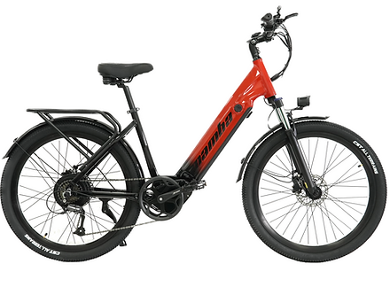 2023 NEW MAMBA Savannah Step Through EBIKE 750W 48V17AH Battery